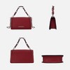 MKF Collection Dora vegan leather Women’s Crossbody Handbag by Mia K- Light Gray - 4 of 4