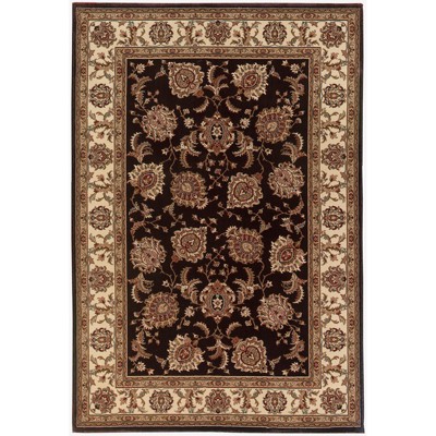 Oriental Weavers Ariana 117D3 Brown/ Ivory Indoor Area Rug - 2' x 3'