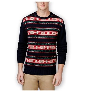 Weatherproof Mens Vintage Fair Isle Shawl Sweater - 1 of 1