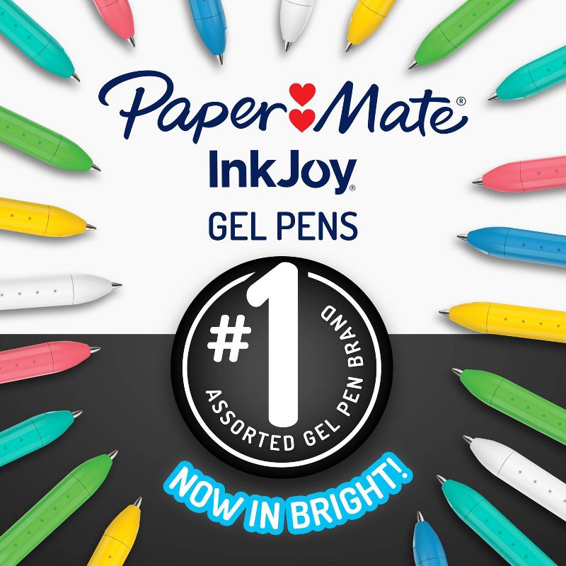 Paper Mate InkJoy 6pk Gel Pens Multicolored Bright, 3 of 11