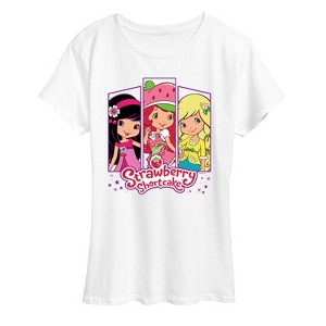 Women's - Strawberry Shortcake - Strawberry And Friends Short Sleeve Graphic T-Shirt - 1 of 4