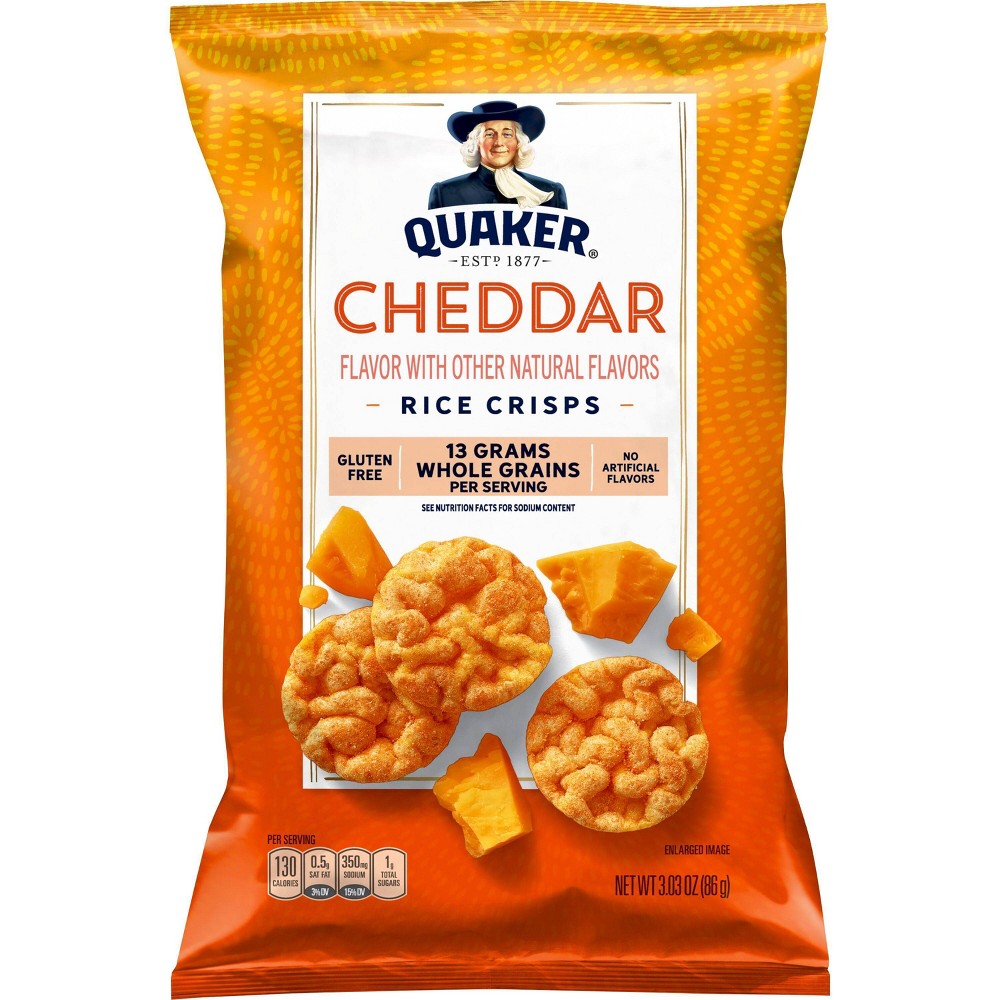 UPC 030000169247 product image for Quaker Rice Crisps Cheddar - 3.03oz | upcitemdb.com