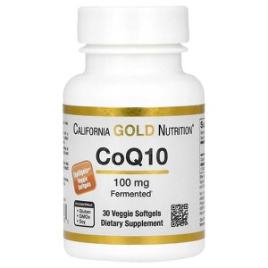 CoQ10 100 mg, Coenzyme Q10 Ubiquinone USP, Supports Mitochondrial Function*, 30 Veggie Softgels - 1 of 3