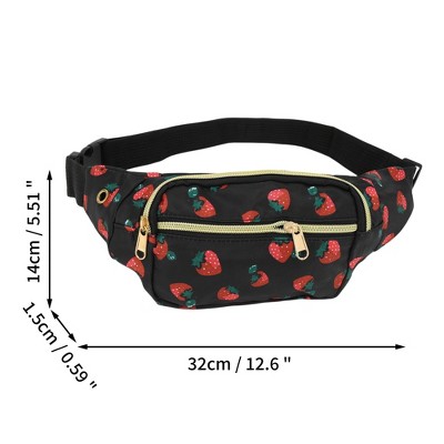 Unique Bargains Strawberry Pattern Fanny Pack 1 Pc - image 3