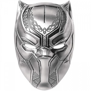Adult Marvel Black Panther Helmet Pewter Lapel Pin - 1 of 1