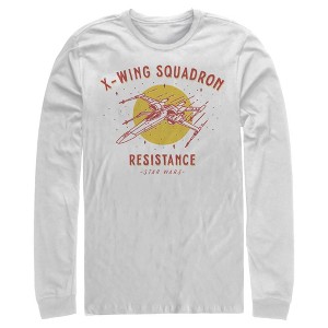 Men's Star Wars: The Rise of Skywalker X-Wing Squadron Long Sleeve Shirt - 1 of 3