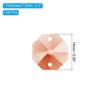 Unique Bargains Hanging Ornament DIY Craft Prisms 2 Holes Octagon Suncatchers 0.55" 100 Pcs - 2 of 4