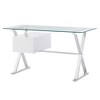 Modway Sector 56" Glass Top Glass Office Desk - 4 of 4