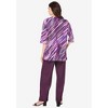 Roaman's Women's Plus Size Three-Piece Pantsuit - image 3 of 4