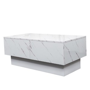 Bella Depot 39.37'' Coffee Table with Sliding Tabletop Hidden Storage, Extendable Table for Living Room - 1 of 4