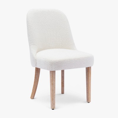 WestinTrends Mid-Century Modern Upholstered Boucle Dining Chair