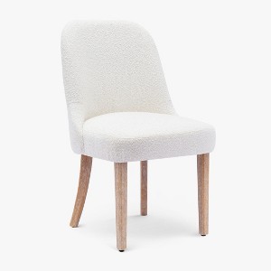 WestinTrends Mid-Century Modern Upholstered Boucle Dining Chair - 1 of 4