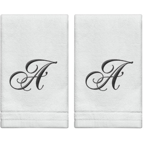 Personalized Luxury Embroidered Hand Towel & Bath Towel Set (Bathroom, –  Too Stinkin' Cute