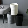 Aoibox Bathroom Trash Can 1.8 Gallon Waste Basket 2 Pack Small Garbage Can for Toilet Office Bedroom, White - 4 of 4