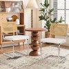 NicBex Armless Dining Chair Set of 2 Modern Comfy Velvet Accent chair with Metal Legs,White - 2 of 4