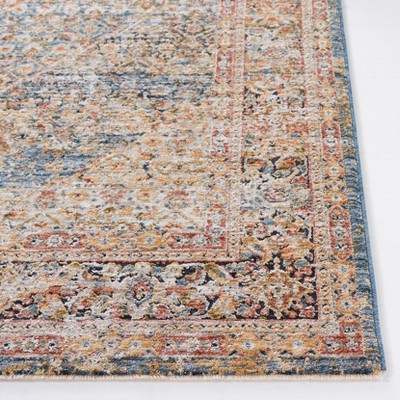 Safavieh Classic Square Blue Synthetic Easy Care Area Rug