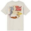 Tom & Jerry Core Logo Tom chasing Jerry on Pelican Adult Crew Neck Short Sleeve T-shirt - 3 of 4