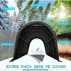 Erommy 10' x 20' x 9.8' Heavy Duty Carport with All-Steel Metal Frame, Anti-Snow Storage Tent - 3 of 4
