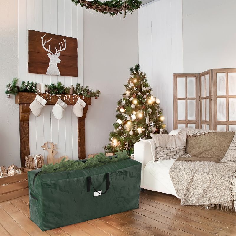 Elf Stor 9FT Christmas Tree Storage Bag, Green, 3 of 4