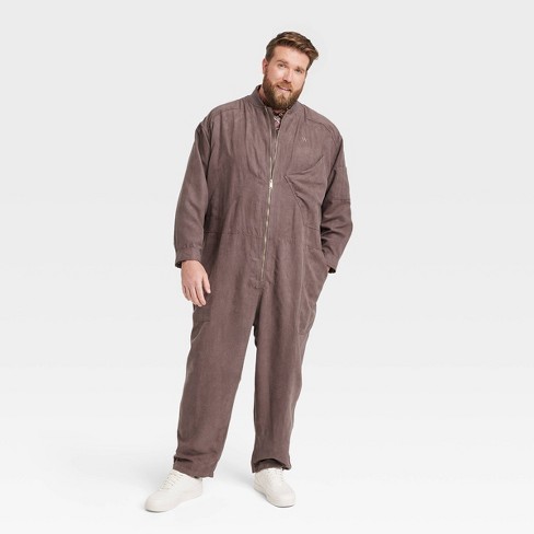 Houston White Adult Flight Jumpsuit - Brown 5xl : Target