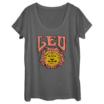 Women's Lost Gods Zodiac Leo Art Symbol T-Shirt