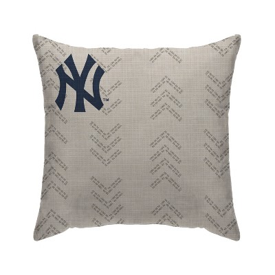 MLB New York Yankees Wordmark Decorative Throw Pillow