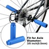 Unique Bargains Universal Aluminum Alloy BMX MTB Bike Bicycle for 3/8" Axles Rear Foot Pegs Footrests 1 Pair - 2 of 4
