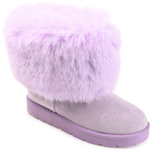 Journee Collection Womens Shanay Round Toe Pull On Winter Boots - 1 of 4