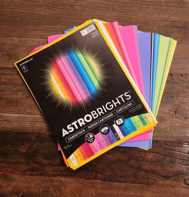 Astrobrights 75ct Cardstock Printer Paper : Target