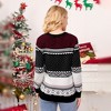 Pullover Christmas Sweaters for Women Long Sleeve Crew Neck Sweater with Snowflakes Pattern Sweater Jacquard Knit Sweater - 2 of 4
