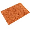 Home Mart Goods 24"x16" - Large Orange Soft Cozy Plush Chenille Bath Mat Bathroom Rug - 2 of 4