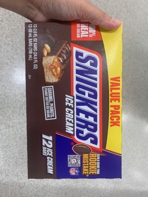 Snickers Ice Cream Bars - 12oz/6ct : Target