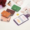 Unique Bargains Leather Slim ID Card Business Card Holder Wallets with 24 Slots 4" x 3" 2 Pcs - 3 of 4