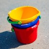 Spielstabil 3 Pack Small Sand Pails (1 Red, 1 Blue, 1 Yellow Beach Bucket) - Each Holds 1.5 Liters - Made in Germany - 2 of 4