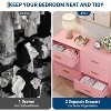 Chest of Drawers with 6 Drawers, Modern Drawer Dresser Durable Structure with Deep Drawers,Anti-Tipping Device for Home,Office, Living Room - 3 of 4