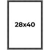PosterPalooza | Refined Black Picture Frame - UV Acrylic, Foam Board Backing, Hanging Hardware - 2 of 4