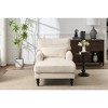 Lyngins Modern Chaise Lounge Recliner Chair with Upholstered Back,Leisure Sofa Sleeper Chair for Living Room,Bedroom - 4 of 4