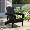 Hyleory HDPE Folding Adirondack Chair  – Weather-Resistant Outdoor Lounge Chair - 2 of 4