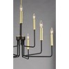 Maxim Lighting Sullivan 9 - Light Chandelier in  Black/Gold - 4 of 4