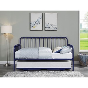 Twin Size Metal Daybed with Trundle for Bedroom - 1 of 4