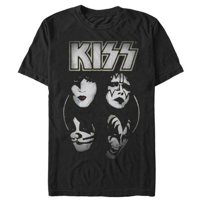 Men's KISS Shadowed Faces T-Shirt
