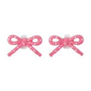 Unique Bargains Bow Shoelace Charms 1 Pair - 1 of 4