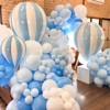 PartyWoo Balloons Baby Blue Light Pastel Sky Aqua 5 Inch 50 pcs - 3 of 4