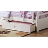 TiramisuBest White Twin/Full Bunk Bed, Synthetic Wood, 56x79x65 inches, 137 lbs - 3 of 4