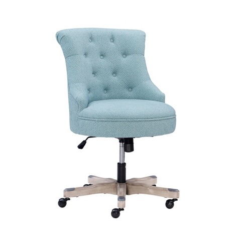 Light blue swivel discount chair