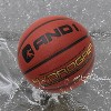 AND1 Hydrogrip Premium Composite Leather Basketball Official Size 7 (29.5”) Moisture Wicking Streetball, Made for Indoor Outdoor Games (Orange) - 3 of 4