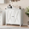 Jojoka Buffet Sideboard with 2 Doors and Adjustable Shelf, Storage Cabinet for Dining Room, Living Room, and Kitchen Furniture - 3 of 4