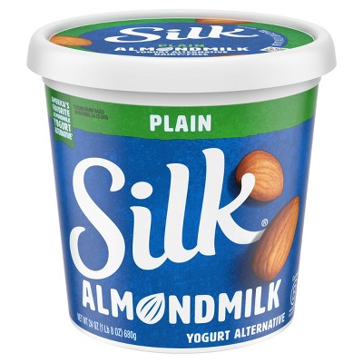 Silk Plain Dairy-Free Almondmilk Yogurt Alternative - 24oz