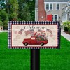 Stars And Stripes Truck Patriotic Magnetic Mailbox Cover Standard Briarwood Lane - 2 of 3