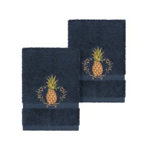 Linum Home Textiles 100% Turkish Cotton WELCOME Embellished Towel Set - 1 of 2